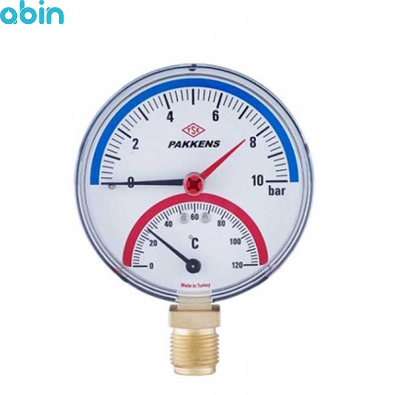 ترمومتر مانومتر 10 بار پکنز